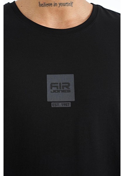 Bert Siyah Standart Kalıp Erkek T-Shirt - 88210