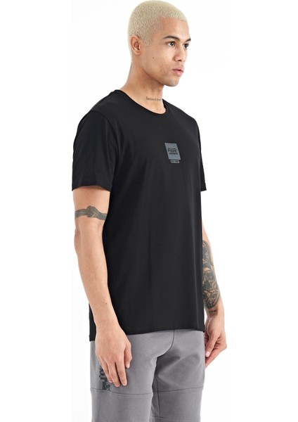Bert Siyah Standart Kalıp Erkek T-Shirt - 88210