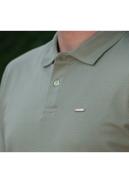 Petek Desen Polo Yaka T-Shirt modelleri