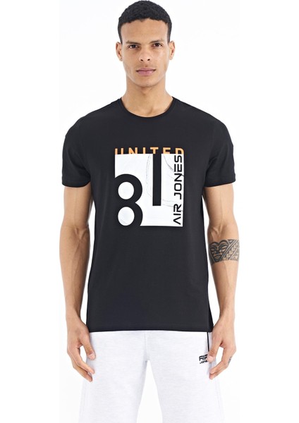 George Siyah Standart Kalıp Erkek T-Shirt - 88220