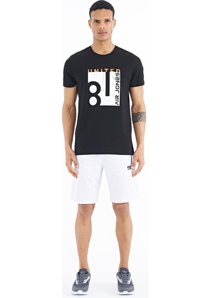 George Siyah Standart Kalıp Erkek T-Shirt - 88220