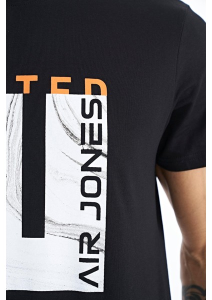 George Siyah Standart Kalıp Erkek T-Shirt - 88220
