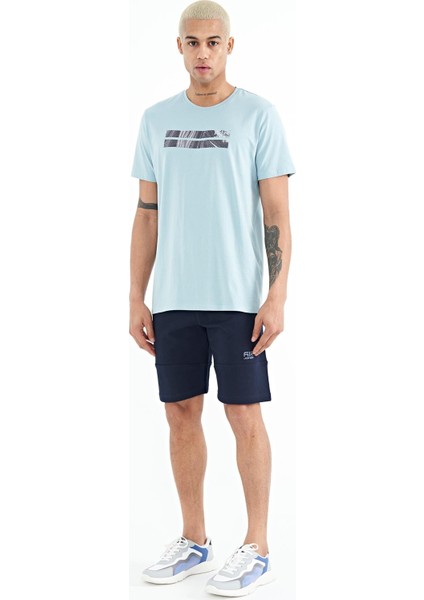 Peter Açık Mavi O Yaka Erkek T-Shirt - 88204