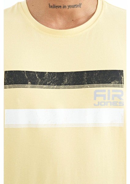 Donald Sarı Standart Kalıp Erkek T-Shirt - 88217