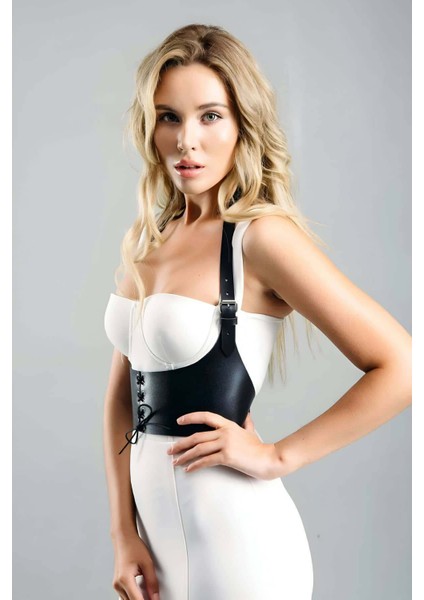 Mulvxjrt JRT02 Siyah Deri Korse Kemer, Elbise Kemeri - 855 (Mulvix) fiyatları