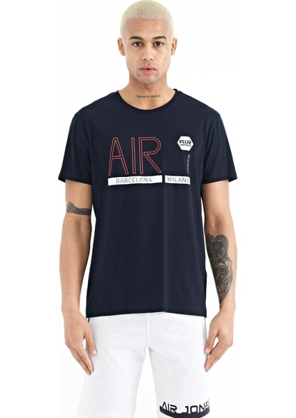 Conan Lacivert Standart Kalıp Erkek T-Shirt - 88209
