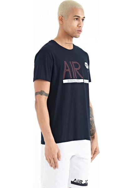 Conan Lacivert Standart Kalıp Erkek T-Shirt - 88209