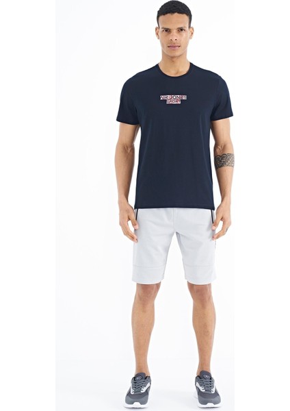Harley Lacivert Standart Kalıp Erkek T-Shirt - 88203