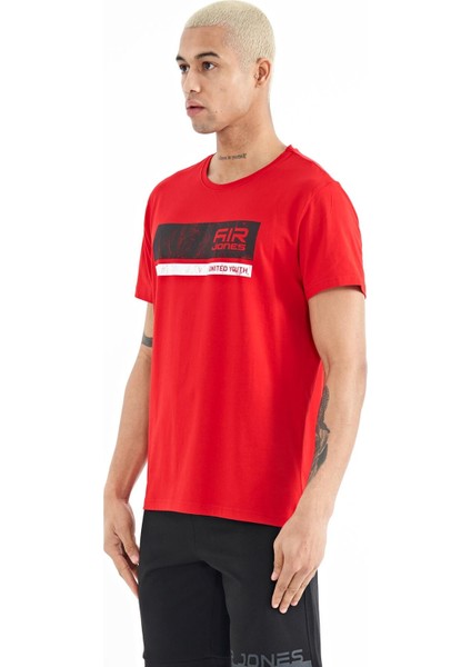 Luke Kırmızı O Yaka Erkek T-Shirt - 88221