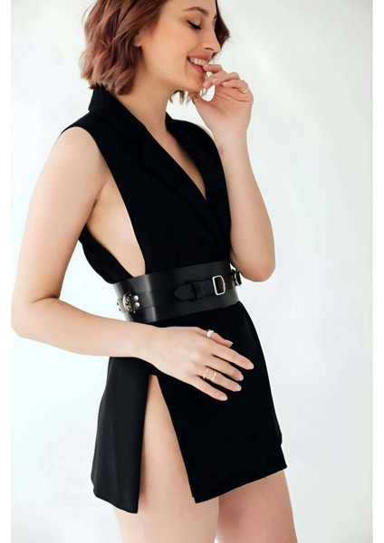 Mulvxjrt JRT02 Deri Elbise Kemeri, Şık Deri Korse Kemer - 875 (Mulvix) fiyatları