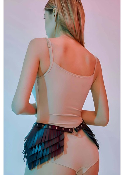 Mulvxjrt JRT02 Püskül Detaylı Şık Kemer, Püsküllü Deri Kemer - 1254 (Mulvix) fiyatları