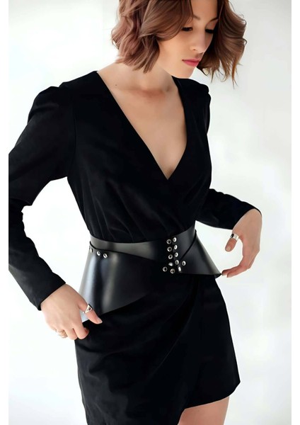 Mulvxjrt JRT02 Şık Kadın Kemer, Tarz Kadın Kemer, Elbise Üstü Deri Korse Kemer - 873 (Mulvix) modelleri