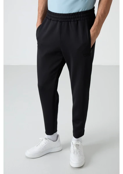 Air Jones Barton Siyah Jogger Erkek Eşofman Alt - 84952