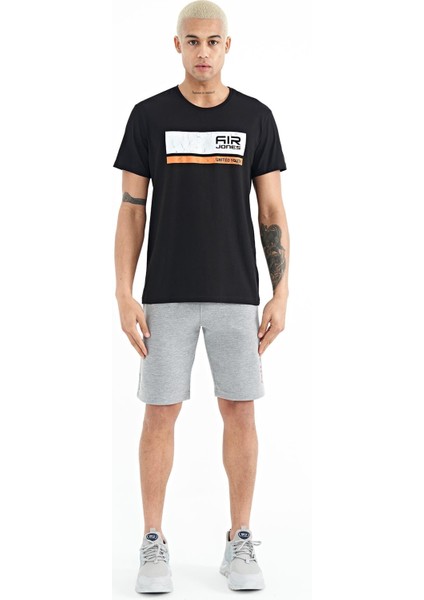 Luke Siyah O Yaka Erkek T-Shirt - 88221
