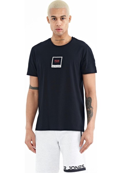 Adney Lacivert O Yaka Erkek T-Shirt - 88230