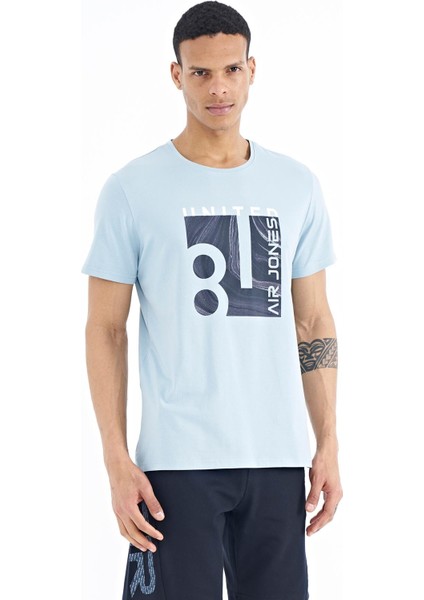 George Açık Mavi Standart Kalıp Erkek T-Shirt - 88220
