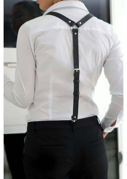 Mulvxjrt JRT02 Deri Pantolon Askısı Harness - 213 (Mulvix)