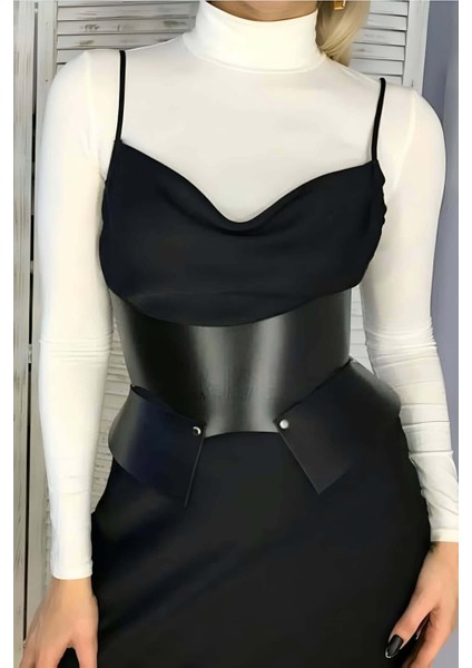 Mulvxjrt JRT02 Arkadan 2 Tokalı Şık Deri Kemer - 611 (Mulvix)