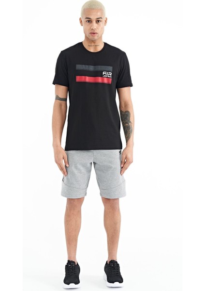 Donald Siyah Standart Kalıp Erkek T-Shirt - 88217