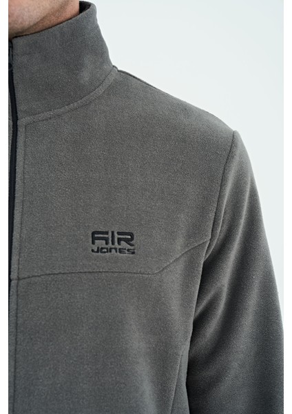 Hardy Koyu Gri Standart Kalıp Polar Erkek Sweatshirt - 88299 indirimleri