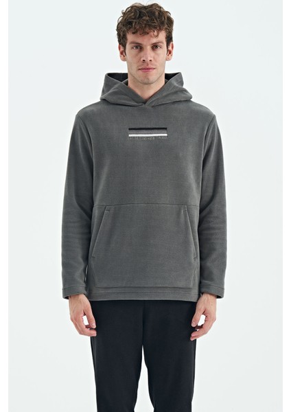 Hern Koyu Gri Erkek Polar Sweatshirt - 88301