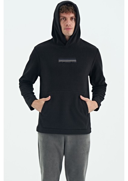 Hern Siyah Erkek Polar Sweatshirt - 88301 indirimleri