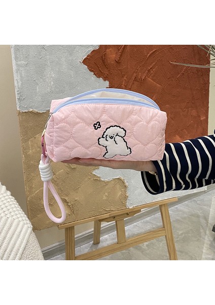 Line Yavru Kalem Çantası, Büyük Kapasiteli, Sevimli Kız Kalem Çantası, Ortaokul Öğrencisi Kalem Çantası, Taşınabilir Kalem Çantası (Yurt Dışından)