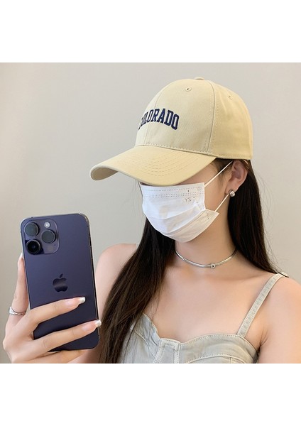 Kadınlar Için Beyzbol Şapkası, Derin Üst, Geniş Baş Çevresi, Küçük Yüz, Küçük Güneş Koruması, Siperlikli Başlık (Yurt Dışından)