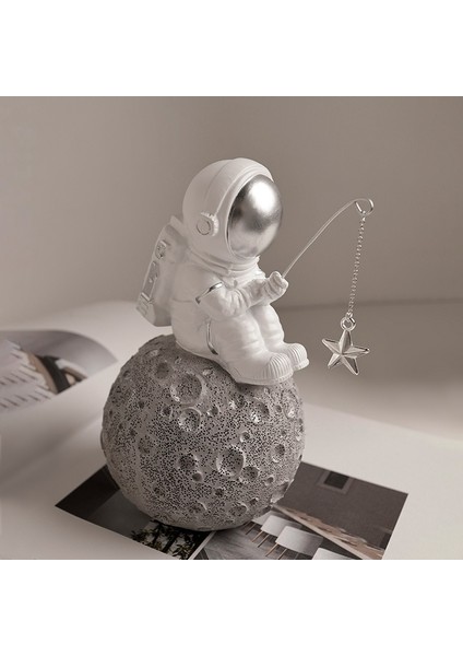 Iskandinav Yaratıcı Astronot Süsleri Masaüstü Dekorasyonu Yeni Eve Taşınıyor (Yurt Dışından)