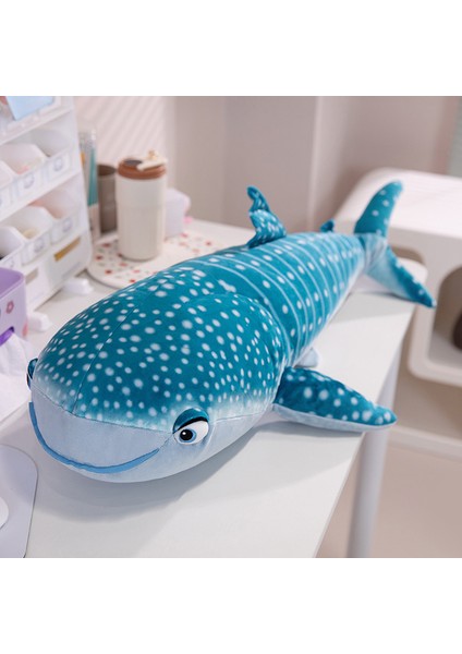 75 cm Balina Peluş Oyuncak Beluga Balinası Bebek Bez Bebek Büyük Bebek Oyuncak (Yurt Dışından)