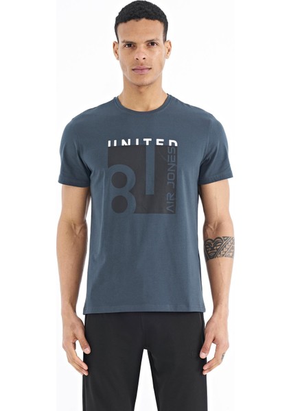 George Orman Yeşili Standart Kalıp Erkek T-Shirt - 88220