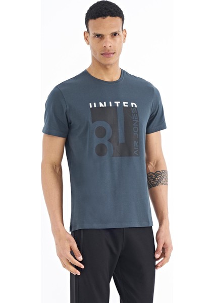 George Orman Yeşili Standart Kalıp Erkek T-Shirt - 88220