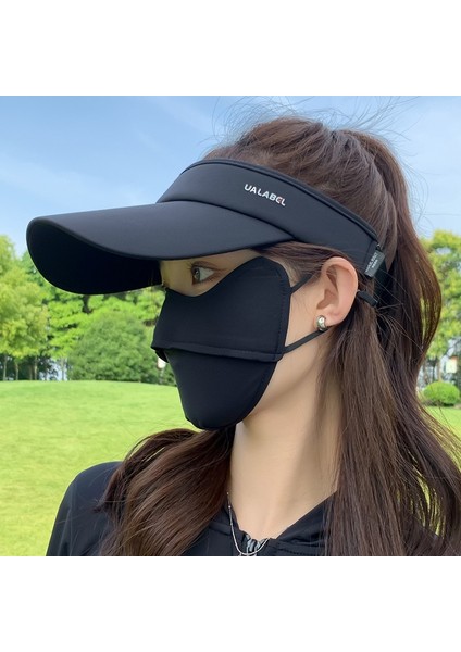 Japon Uv Güneş Koruma Şapkası Koşu Sporu Ördek Dili Boş Silindir Şapka (Yurt Dışından)