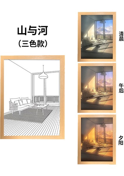 Internet Ünlülerinin Işıklı Tablosu, Modern Minimalist Dekoratif Tablo, Atmosferik Yatak Odası Başucu Süsleri, Yaratıcı Fotoğraf Çerçevesi, Gece Lambası (Yurt Dışından)