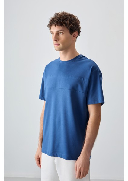 Parlament Pamuklu Kalın Yumuşak Dokulu Oversize Fit Basic Erkek T-Shirt - 88378