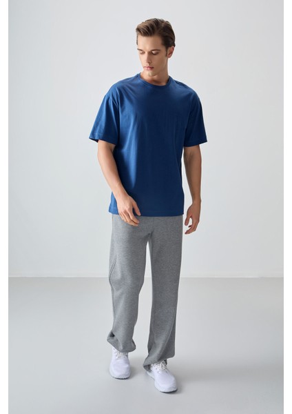 Parlament %100 Pamuk Kalın Yumuşak Dokulu Oversize Fit Basic Erkek T-Shirt - 88353 fiyatları