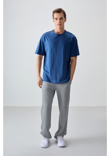 Parlament %100 Pamuk Kalın Yumuşak Dokulu Oversize Fit Basic Erkek T-Shirt - 88353 fırsatları