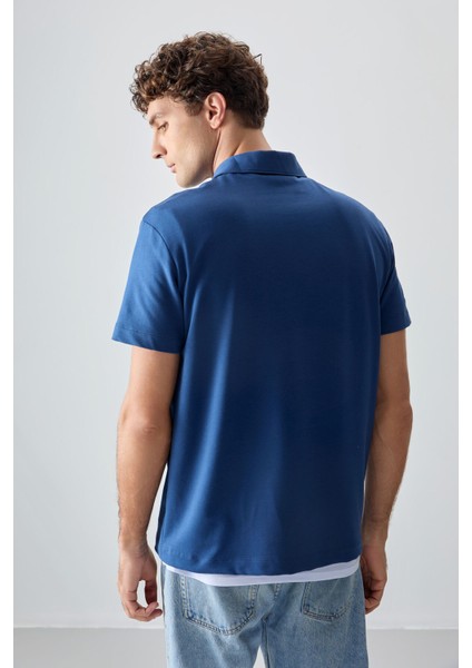 Parlament Pamuklu Kalın Yumuşak Dokulu Polo Yaka Oversize Fit Basic Erkek T- Shirt - 88381 indirimleri