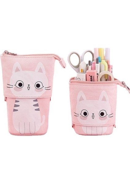 Kawaii Kedi Ayı Koyun Kalem Çantası Kalem Kutusu Esnek Büyük Kapasiteli Kumaş Kaliteli Kalem Tepsisi Çocuklar Hediye Okul Malzemeleri Kırtasiye (Yurt Dışından)