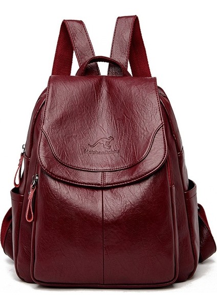 Yeni Sırt Çantası Kadın Büyük Kapasiteli Yumuşak Sırt Çantası Okul Çantası Kore Tarzı Çok Yönlü Seyahat Çantası (Yurt Dışından)