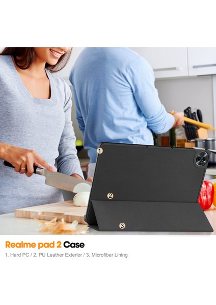 Oppo Realme Pad 2 (11.5 Inch) Tablet Kılıfı (Yurt Dışından)