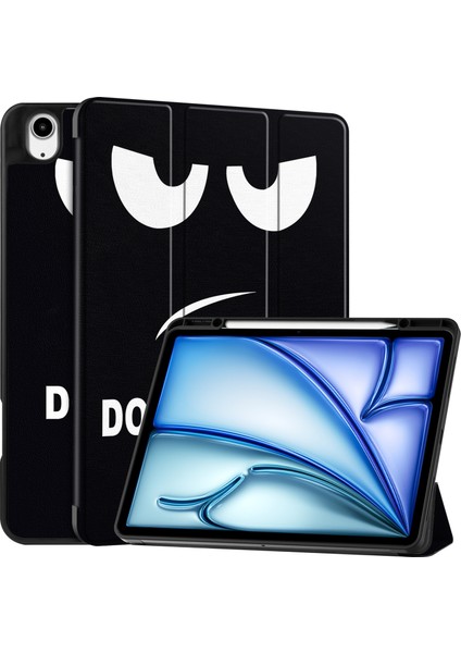 iPad Air 13 2024 Kalem Yuvalı Tablet Kılıfı (Yurt Dışından)