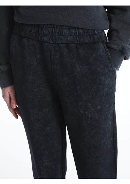Xsıde Kadın Beli Lastikli Düz Jogger Eşofman Altı