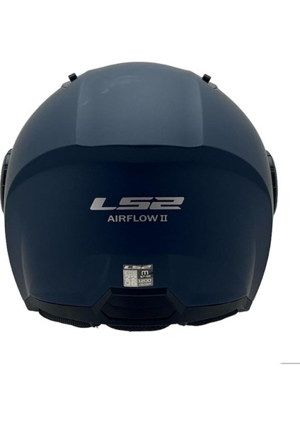 Aırflow 2 Mat Navy Mavi Kask Mavi Cam