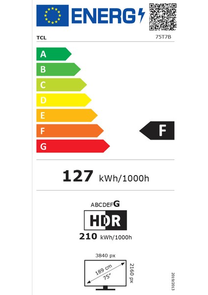 75T7BG 75” 190 Ekran Uydu Alıcılı 4K Ultra HD QLED TV