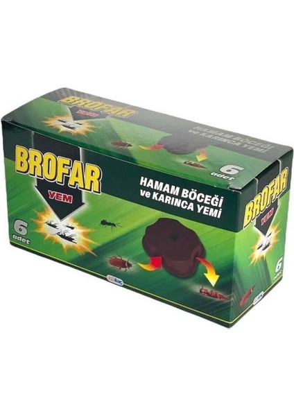 Hamam Böceği ve Karınca Yemi 6'lı Böcek Yemi