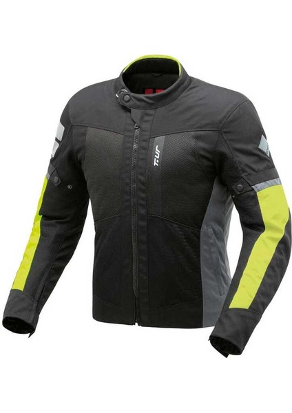 Etna Hydroscud Tourıng Ceket Gri Neon Sarı
