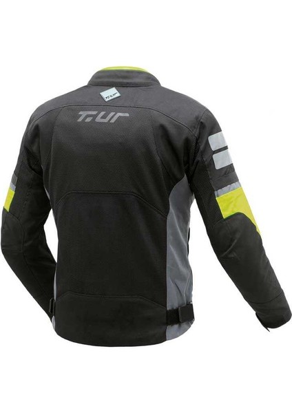 Etna Hydroscud Tourıng Ceket Gri Neon Sarı