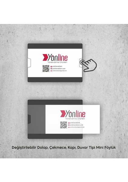 Değiştirilebilir Dolap - Çekmece - Kapı - Duvar Tipi Mini Föylük Ikili Set