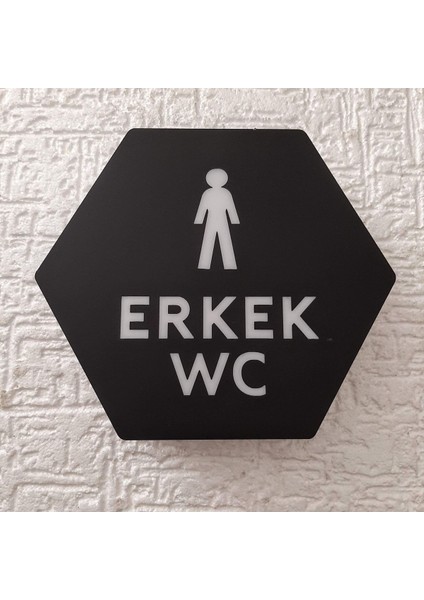 Honeycomb Serisi Işıklı Erkek Wc Yönlendirme Tabelası fırsatları
